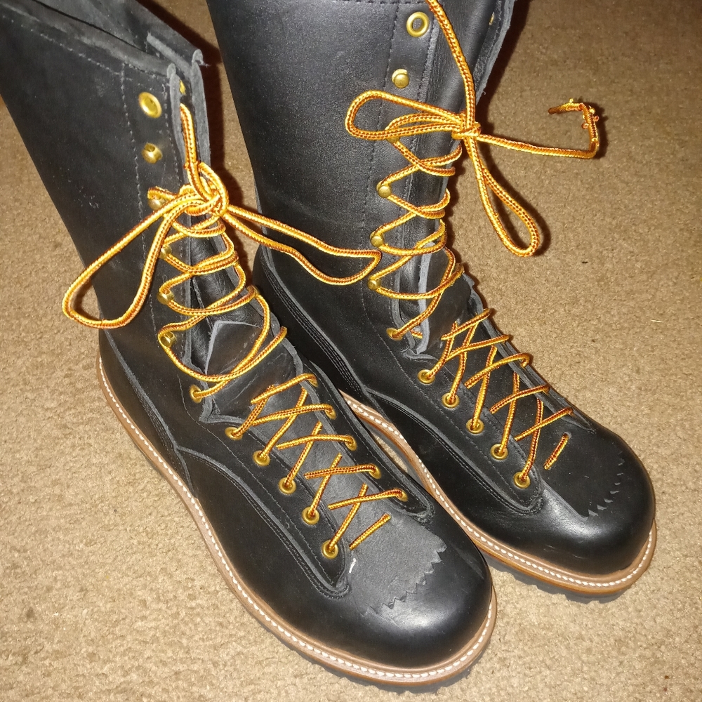 🔥HOFFMAN STEEL TOED TREE CLIMBER BOOTS🔥